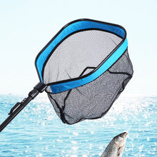 Load image into Gallery viewer, Foldable Floating Fishing Net Landing Net Easy Catch Release Telescopic Pole Fish Net for Saltwater Freshwate