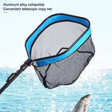 Load image into Gallery viewer, Foldable Floating Fishing Net Landing Net Easy Catch Release Telescopic Pole Fish Net for Saltwater Freshwate
