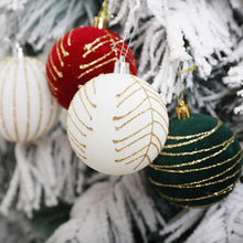 Load image into Gallery viewer, 6PCS 6cm Christmas Ball Ornaments Xmas Tree Hanging Pendants Home Party Decor 2025 New Year Noel Navidad