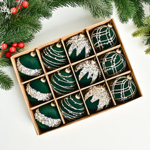 Load image into Gallery viewer, 12PCS 6cm Christmas Ball Ornaments Xmas Tree Hanging Pendants Home Party Decor 2025 New Year Noel Navidad