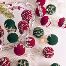Load image into Gallery viewer, 12PCS 6cm Christmas Ball Ornaments Xmas Tree Hanging Pendants Home Party Decor 2025 New Year Noel Navidad
