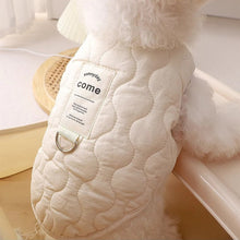 Load image into Gallery viewer, Winter Warm Dog Vest Coat Jacket with D-ring for Small Medium Dogs Puppy Vest Clothes Cotton Pet Jacket Dog Costume