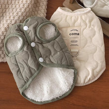 Load image into Gallery viewer, Winter Warm Dog Vest Coat Jacket with D-ring for Small Medium Dogs Puppy Vest Clothes Cotton Pet Jacket Dog Costume