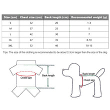 Load image into Gallery viewer, Winter Warm Dog Vest Coat Jacket with D-ring for Small Medium Dogs Puppy Vest Clothes Cotton Pet Jacket Dog Costume