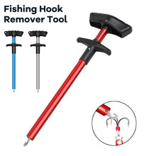 Load image into Gallery viewer, Aluminum Fishing Lure Remover Tube Hook Detacher Fishing Hook Remover Tool Fish Hook Out Extractor T Type