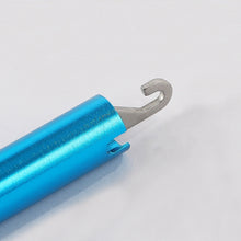 Load image into Gallery viewer, Aluminum Fishing Lure Remover Tube Hook Detacher Fishing Hook Remover Tool Fish Hook Out Extractor T Type