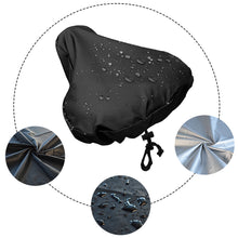 Load image into Gallery viewer, Bike Seat Waterproof Cover Bicycle Saddle Cover Protective Cloth Cushion UV Rain Dust Protector Outdoor Biking Guard Accessories