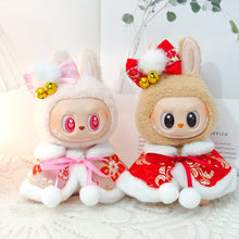 Load image into Gallery viewer, Doll Clothes Outfit Accessories For Labubu V2 V1 Plush Idol Doll's Clothing Red New Year Clothing Cloak Girl Gift