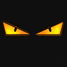 Load image into Gallery viewer, 2Pcs Motorcycle LED Devil'Eyes Lights Demon Eyes Headlight Motorcycle Mini Projector Lens Turn Signal Lamp Car Decoration Lights