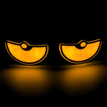 Load image into Gallery viewer, 2Pcs Motorcycle LED Devil'Eyes Lights Demon Eyes Headlight Motorcycle Mini Projector Lens Turn Signal Lamp Car Decoration Lights