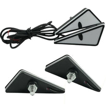 Load image into Gallery viewer, 2Pcs Motorcycle LED Devil'Eyes Lights Demon Eyes Headlight Motorcycle Mini Projector Lens Turn Signal Lamp Car Decoration Lights