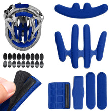 Load image into Gallery viewer, 24Pcs/Set Universal Bicycle Helmet Inner Foam Padding Kits Replacement Sealed Sponge for Motorcycle Cycling Protection Pads