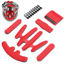Load image into Gallery viewer, 24Pcs/Set Universal Bicycle Helmet Inner Foam Padding Kits Replacement Sealed Sponge for Motorcycle Cycling Protection Pads