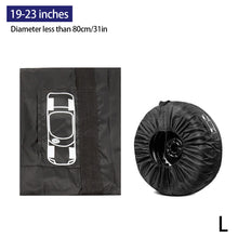 Load image into Gallery viewer, 1Pc Universal Car Spare Tire Covers Case Auto Wheel Tires Storage Bags Carry Tote Tire For Cars Wheel Covers 13-18inch 19-23inch