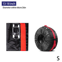 Load image into Gallery viewer, 1Pc Universal Car Spare Tire Covers Case Auto Wheel Tires Storage Bags Carry Tote Tire For Cars Wheel Covers 13-18inch 19-23inch