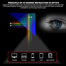 Load image into Gallery viewer, Colorful Lazy Prismatic Periscope Horizontal Glasses Eyeglasses Lazy Reading Glasses Lying Down Bed Reading Watching HD Readers Glasses