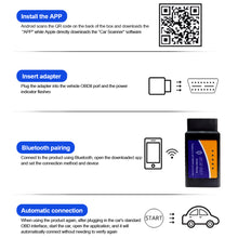 Load image into Gallery viewer, OBD2 ELM327 V1.5 Bluetooth Scanner Car Diagnostic Detector Code Reader Tool OBD 2 for IOS Android Auto Scan Repair Tools