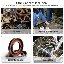 Load image into Gallery viewer, 4Pcs/Set Car Repair Tools Car Oil Seal Screwdrivers Set Car Auto Oil Seal O-Ring Seal Gasket Pick Puller Remover Pick Hooks Tools