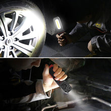 Load image into Gallery viewer, Portable USB Rechargeable COB Work Light Car Detailing Inspection Light Magnetic LED Flashlight Hanging Lamp Camping Torch