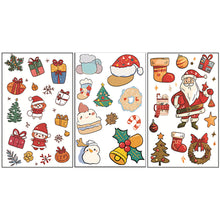 Load image into Gallery viewer, Christmas Tattoo Stickers Children's Stickers Party Activities Face Stickers Festival Party Decoration Stickers Face Stickers