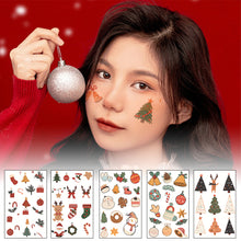 Load image into Gallery viewer, Christmas Tattoo Stickers Children's Stickers Party Activities Face Stickers Festival Party Decoration Stickers Face Stickers