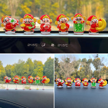 Load image into Gallery viewer, Car Rearview Mirror Decoration Center Console Resin Doll Ornament Small Cute Interior Accessories Bicycle Auto Ornament