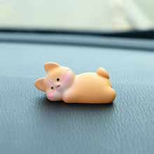 Load image into Gallery viewer, Car Dashboard Ornaments Gifts Car Center Console Decoration Lovely Sleeping Animals Bear Pig Rabbit Duck Auto Interior Accessories