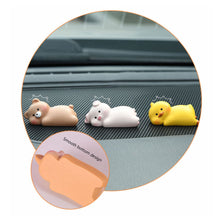 Load image into Gallery viewer, Car Dashboard Ornaments Gifts Car Center Console Decoration Lovely Sleeping Animals Bear Pig Rabbit Duck Auto Interior Accessories