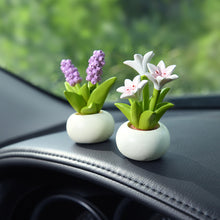 Load image into Gallery viewer, Beautiful Flowers For Car Dashboard Ornaments Gifts Car Center Console Decoration Sunflower Cactus Auto Interior Accessories