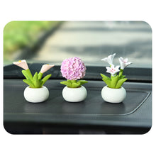 Load image into Gallery viewer, Beautiful Flowers For Car Dashboard Ornaments Gifts Car Center Console Decoration Sunflower Cactus Auto Interior Accessories