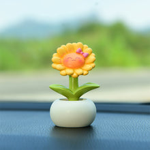 Load image into Gallery viewer, Beautiful Flowers For Car Dashboard Ornaments Gifts Car Center Console Decoration Sunflower Cactus Auto Interior Accessories