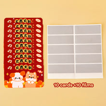 Load image into Gallery viewer, 2025 New Year Reward Scratch Card Film Coated Stickers Scratch Off Labels Snake Year DIY Children's Redemption Vouchers