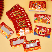 Load image into Gallery viewer, 2025 New Year Reward Scratch Card Film Coated Stickers Scratch Off Labels Snake Year DIY Children's Redemption Vouchers