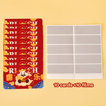 Load image into Gallery viewer, 2025 New Year Reward Scratch Card Film Coated Stickers Scratch Off Labels Snake Year DIY Children's Redemption Vouchers
