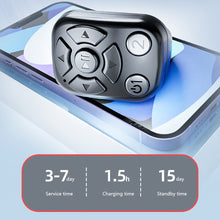 Load image into Gallery viewer, 7 Buttons Fingertip Blutooth Remote Control Scrolling Finger Mobile Phone Video Control Selfie Stick Automatic Page Camera Controller