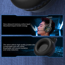 Load image into Gallery viewer, Headphones 3.5mm Wired Gaming Bass Headset Earphones Music For Computer Game PC Chat computer With Microphone LED RGB Light