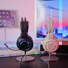 Load image into Gallery viewer, Headphones 3.5mm Wired Gaming Bass Headset Earphones Music For Computer Game PC Chat computer With Microphone LED RGB Light