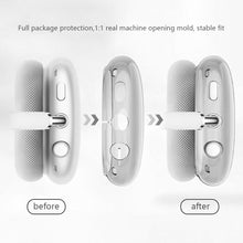 Load image into Gallery viewer, 2/4pcs Silicone Case Shockproof Ear Pad Ear Cups Headband TPU Clear Cover Ear Cushion Ear Muff Protector for AirPods Max