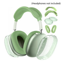 Load image into Gallery viewer, 2/4pcs Glitter Sparkle Protective Case Shockproof Ear Pad Clear Ear Cups Headband TPU Earphone Case Cover For Airpods Max Earphone