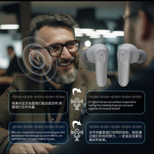 Load image into Gallery viewer, AI Intelligent Translation Bluetooth Headset Supports Multi-Language Wireless In-Ear Business Headphones With APP