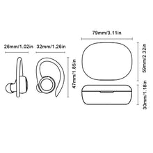Load image into Gallery viewer, AI Intelligent Translation Bluetooth Headset Hanging Ear Long Endurance Wireless Sports Headphone With Power Display