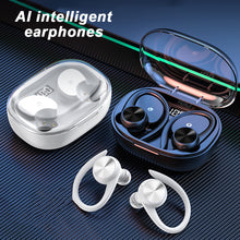 Load image into Gallery viewer, AI Intelligent Translation Bluetooth Headset Hanging Ear Long Endurance Wireless Sports Headphone With Power Display