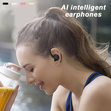 Load image into Gallery viewer, AI Intelligent Translation Bluetooth Headset Hanging Ear Long Endurance Wireless Sports Headphone With Power Display