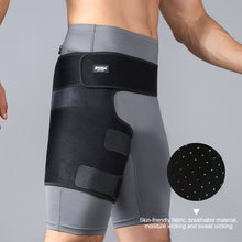Load image into Gallery viewer, Outdoor Thigh Area Sports Protection Mountaineering Basketball Breathable Pressure Adjustable Hip And Groin Strap