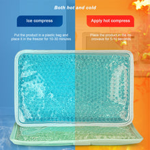 Load image into Gallery viewer, 1PC Gel Bead Square Ice Pack With Elastic Band Cold And Hot Dual Effect Fever Sprain Redness Reusable Physiotherapy Equipment