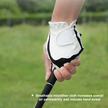 Load image into Gallery viewer, 1PC Golf Gloves For Left Hand Non-Slip Breathable Microfiber Cloth Gloves Self-Adhesive Cloth Fixed Golf Supplies