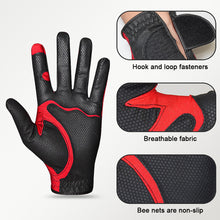 Load image into Gallery viewer, 1PC Golf Gloves With Non-Slip Particles For Left Hand Wear-Resistant Breathable Self-Adhesive Cloth Fixed Golf Supplies