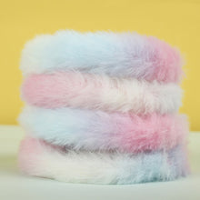 Load image into Gallery viewer, 20mm Rabbit Plush Iron Wire Strip Stick Colorful Wool Twist Wire Sticks DIY Miniature Animal Pet Toys Handmade Accessories