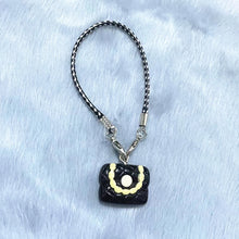 Load image into Gallery viewer, Dollhouse Mini Model Camellia Black and White Bag Hanging Neck Accessories Doll Pendant Accessories
