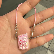Load image into Gallery viewer, Dollhouse Mini Pendant Model Cartoon Cute Little Mini Mobile Phone Ornament Cartoon Pendant Sweet Couple Best Friend Gift